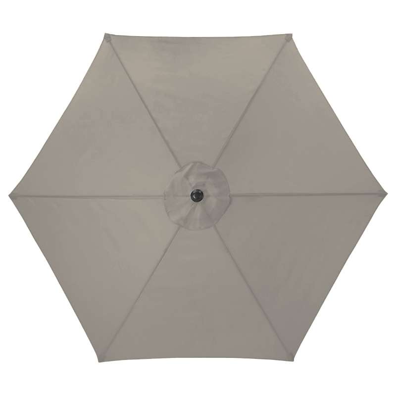 Nova Antigua Aluminium Parasol 2 4m Round Taupe Romerils