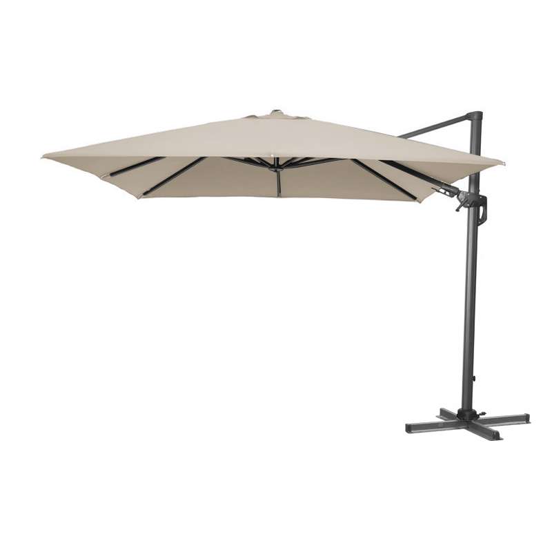 Nova Genesis Cantilever Parasol - 3m x 2.5m Rectangular Beige ...