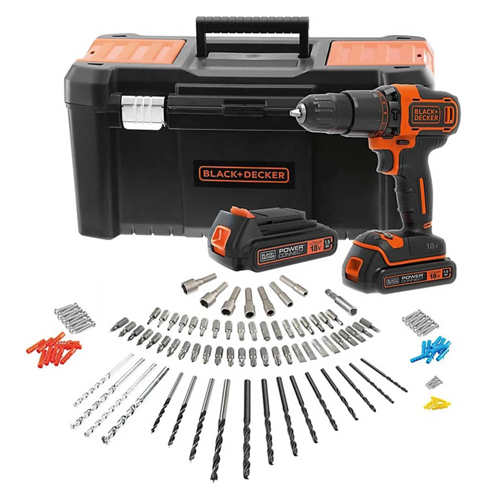 Buy Black + Decker 1.5AH Cordless With Battery Impact Driver-18V, Drills